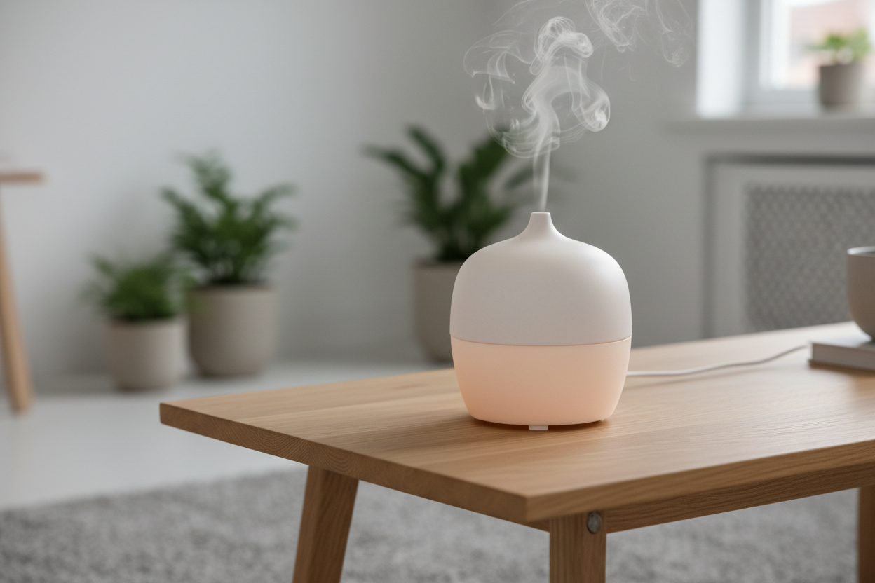 Pure Zen Ultrasonic Aroma Diffuser - Designer Essential Oil Humidifier
